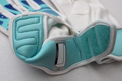 Nike Hyperdiamond Edge Batting Gloves JDI LT Aqua/Royal/White Youth Small - Picture 4 of 4