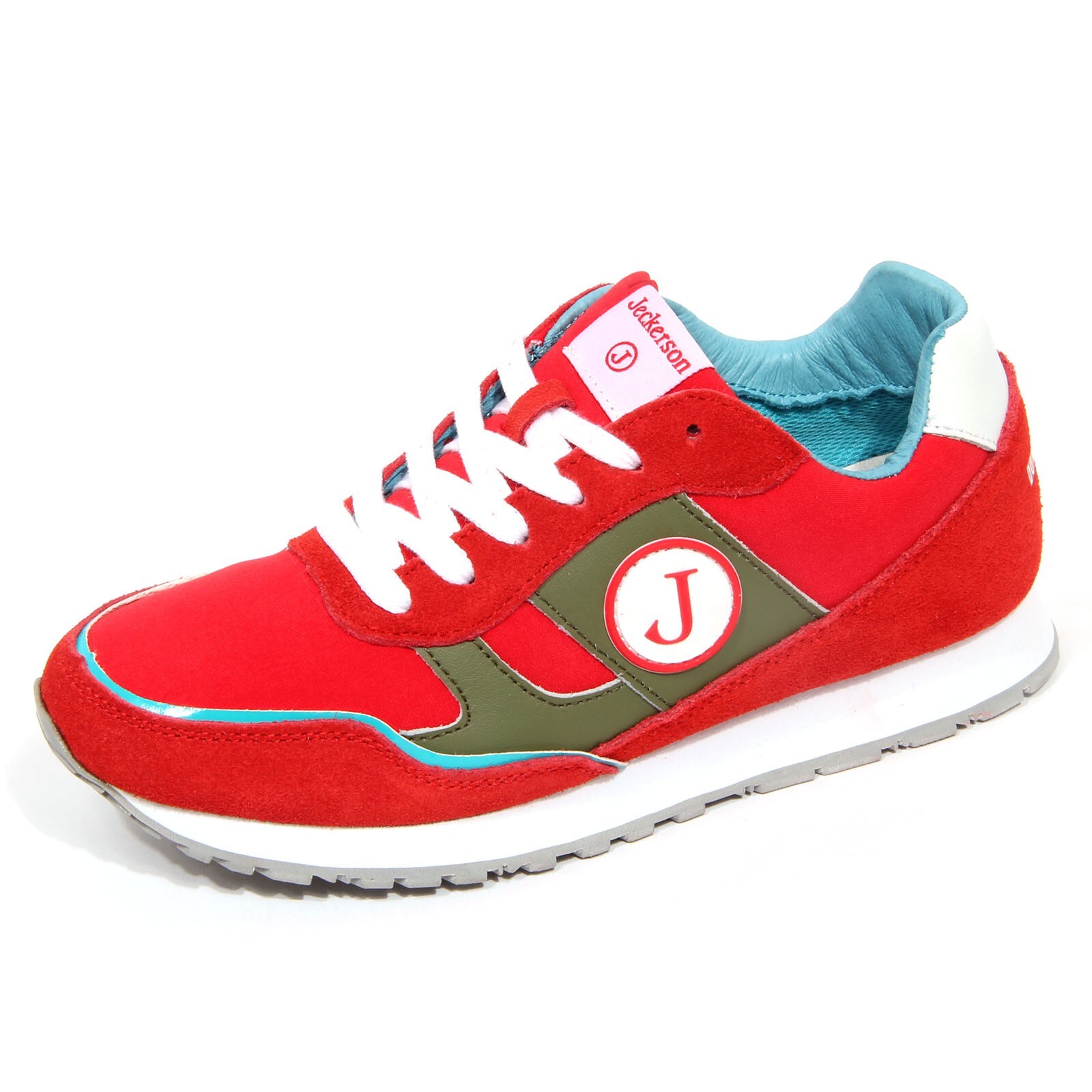 G3364 кроссовки bimbo boy JECKERSON красные из замши/ткани для детей