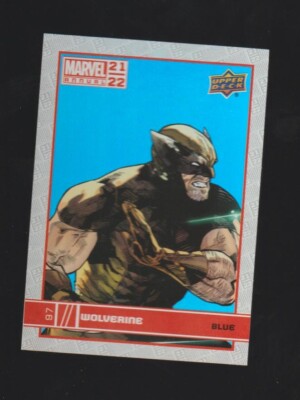 Wolverine SP 2021-22 Upper Deck Marvel Annual #97 Blue Foil