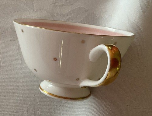 Pretty Susie Cooper “Azalea”Pink Polka Dot Bone China Tea Cup.Made In England🌸 - Picture 12 of 12