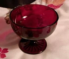 Vintage Anchor Hocking Royal Ruby Red Dessert / Sherbet Cups, Set of 4