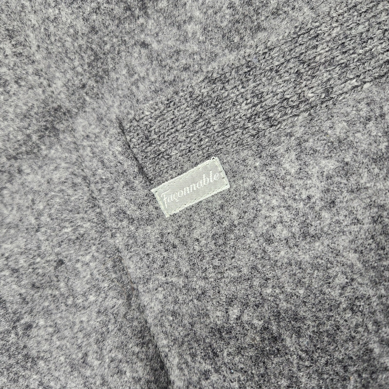 Faconnable High Neck Wool/Polyester Button Sweate… - image 2