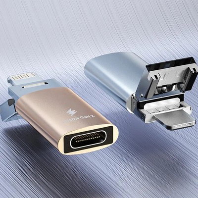 USB C zu IOS USB A Adapter 30W Typ C 8-Pin Stecker IPhone Schnell DATA 480Mbps