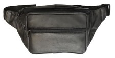 Genuine Leather Waist Fanny Pack Belt Bag Pouch Travel Sport Hip Purse Men Lady