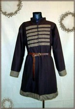 Middle Age Costume Medieval Tunic Black Color Best Dress best gift for new year