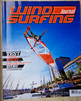 WIND SURFING JOURNAL 3/08,HIFLY MADD WAVE 83,MISTRAL WINEMAKER 84 RD,KONA ONE,SERE