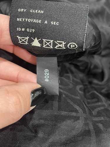 cole haan puffer jacket black womens size small long winter - Picture 5 of 5