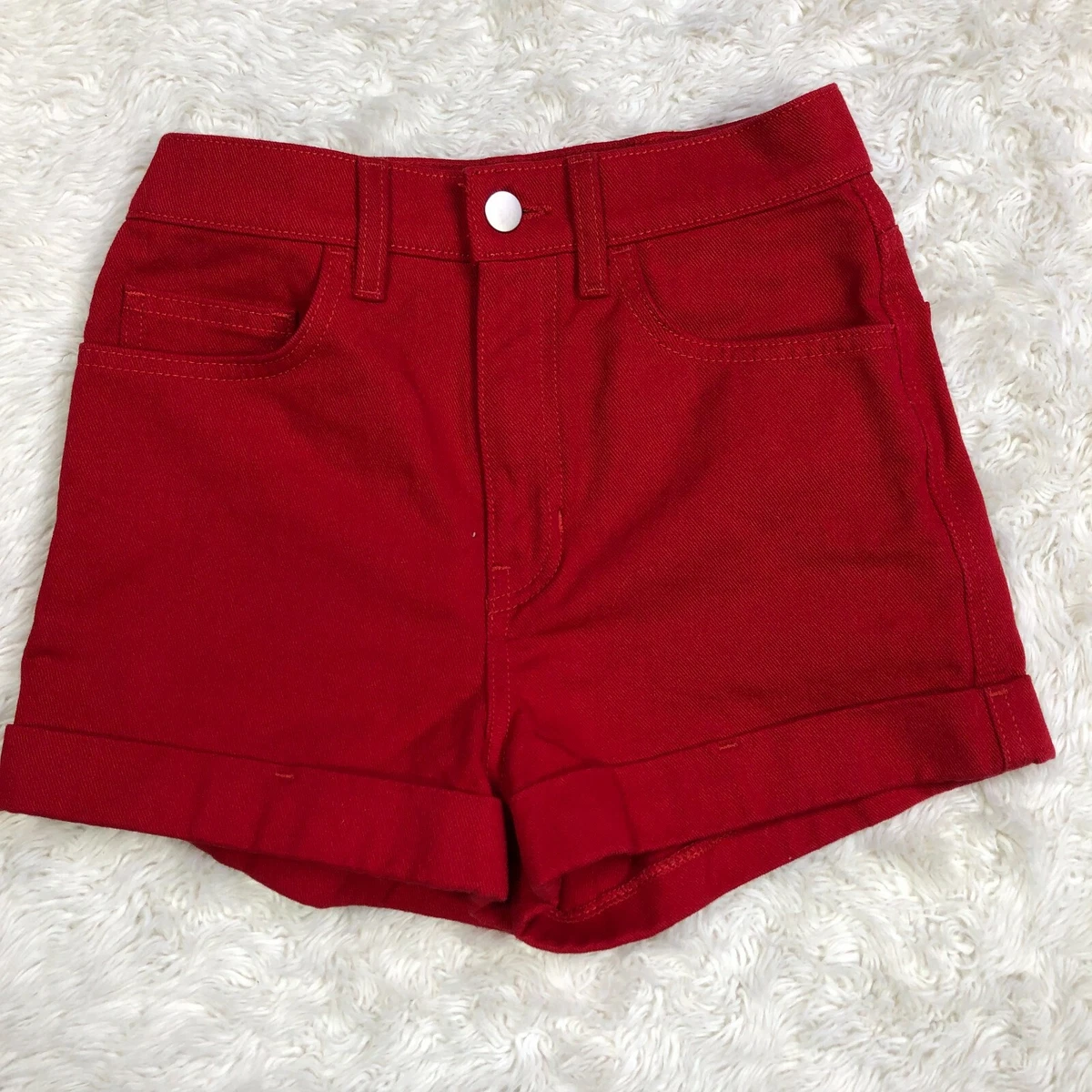 American apparel sales red shorts
