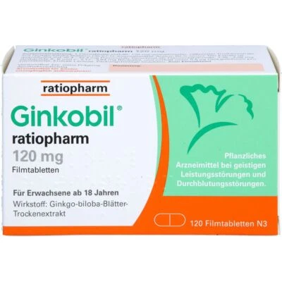 GINKOBIL-ratiopharm 120 mg Filmtabletten 120 St PZN 06680881