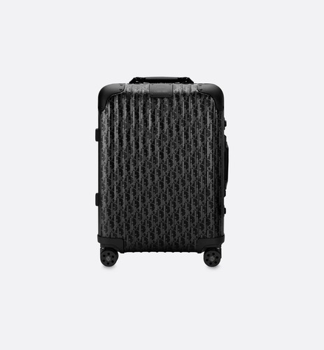 N) Equipaje de Mano DIOR AND RIMOWA -Maleta Dior Oblicua Aluminio 21" Negra R - Imagen 2 de 13