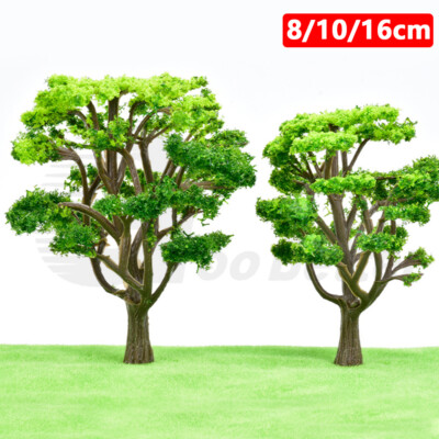 8/10/16cm Kunststoff statische alte Bäume Modelleisenbahn Wargame Landschaft Layout DIY