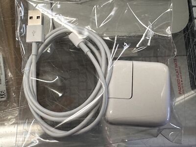 Genuine Apple iPad 12W USB Power Adapter with cable A1401 MD836LL/A Used