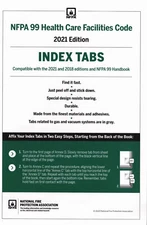 Index Tabs for NFPA 99 Health Care Facilities Code