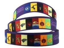 Game Of Thrones Houses 1" Wide Repeat Ribbon Sold in Yard Lots - USA SELLER