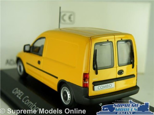 FURGONETA COMBO OPEL VAUXHALL MODELO AMARILLO ESCALA 1:43 DISTRIBUIDOR ESPECIAL K8 - Imagen 3 de 4