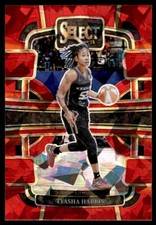 Tyasha Harris Red Ice Prizm #31 2023-24 WNBA Panini Select Connecticut Sun