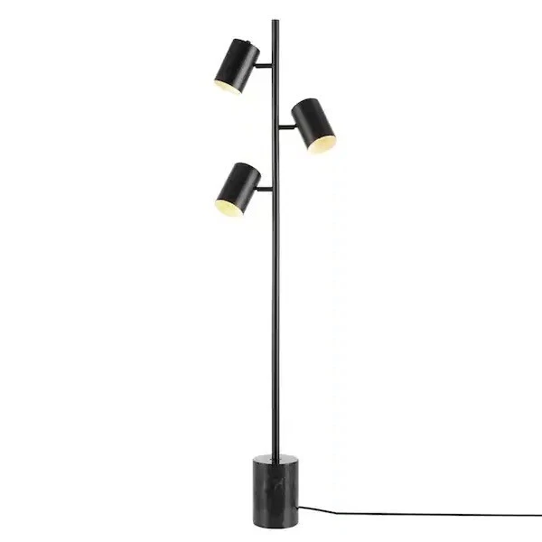 Floor lamp top weighted base