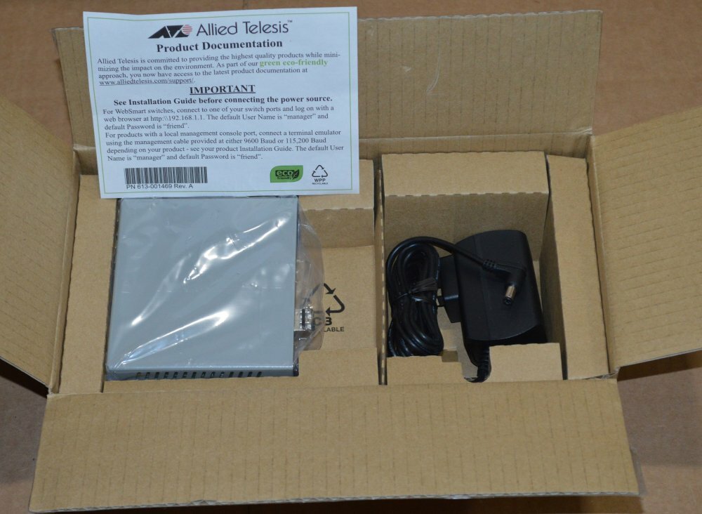 Allied Telesyn Allied Telesis At-gs2002/sp+spsx Gigabit Bridging Media ...