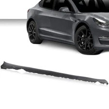 Fit For 2017-2022 Tesla Model 3 Right Door Side Skirt Molding Rocker Lower Cover