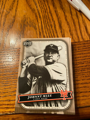 2005 Upper Deck Classics Giants #57 Johnny Mize