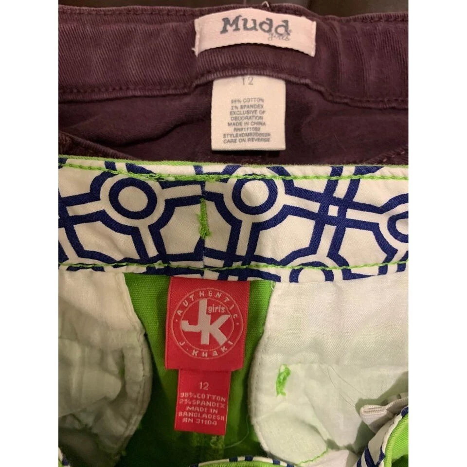 Lote de dois shorts femininos, tamanho 12, Mudd e JK - Imagem 3 de 3