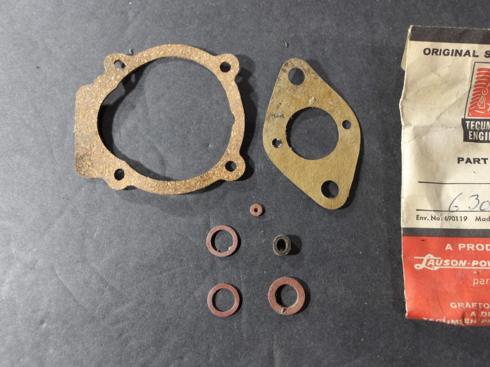 New Tecumseh 630224 Gasket Set Genuine OEM Service Part | eBay