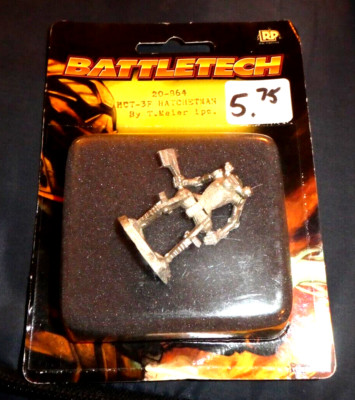 BattleTech HCT-3F Hatchetman Ral Partha 20-864 Miniature 1986