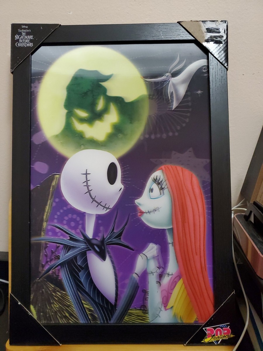 A Nightmare Before Christmas 3d Pop Creations Wall Art Lot of 3