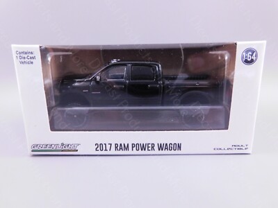 2024 Greenlight LIFTED Black 2017 DODGE RAM 2500 POWER WAGON Pickup 51582-B 1:64