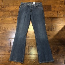 Eddie Bauer Shaped BootCut Women  s Size 8 31 X 31 Denim Blue Jeans  