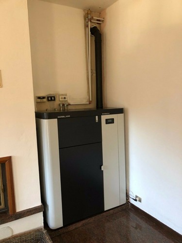 CALDAIA PELLET LEGNA BIOMATIC 34KW GIROLAMI BICOMBUSTIBILE - 第 12/12 張圖片