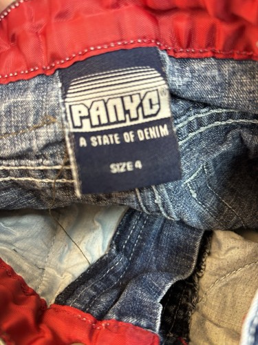 Panyc Boy’s Jeans Size 4 Basketball Teams Patches Blue Denim Rap Street Wear - Picture 12 of 12
