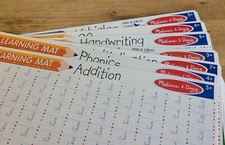 Melissa  Doug Learning Mats Set Of 7 Double Sided