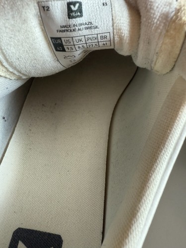 Veja V-10 Recife weiße Leder Sneaker - nachhaltig - Herren US 9,5 - Bild 6 von 7