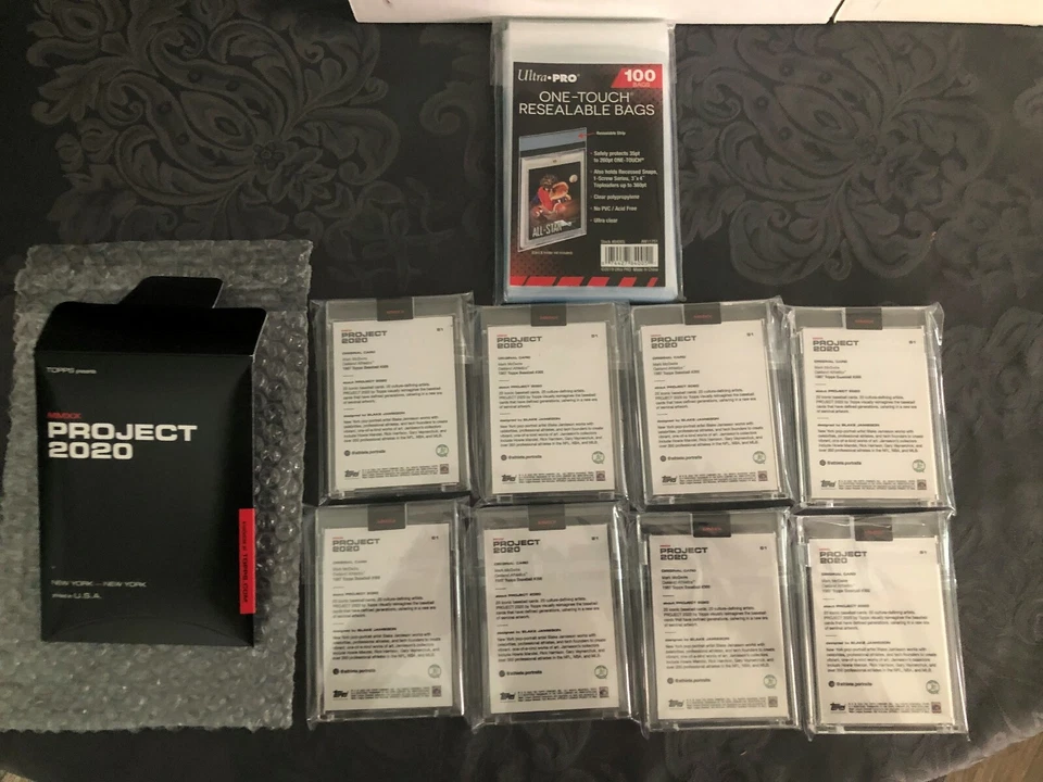 TOPPS PROJECT 2020 - #81 MARK MCGWIRE - BLAKE JAMIESON-IN HAND WITH BOX FREE SH - Image 2 of 2