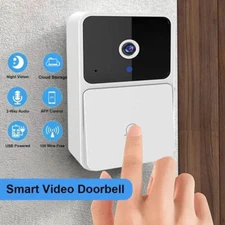 WIFI Video Doorbell Camera Wireless Night Vision Smart Home Security Voice Bell