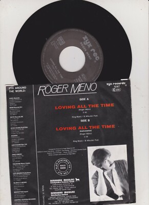 Roger Meno Loving All The Time Vinyl Single 7 inch NEAR MINT Zyx