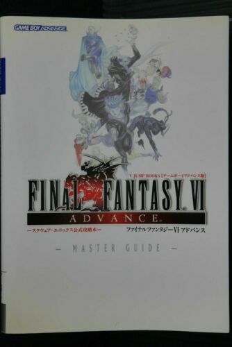 GIAPPONESE Final Fantasy VI Advance Master Guide Book - Foto 1 di 12