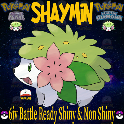 Shiny Shaymin Pokemon Mythical 6iv Non Shiny Brilliant Diamond & Shining Pearl