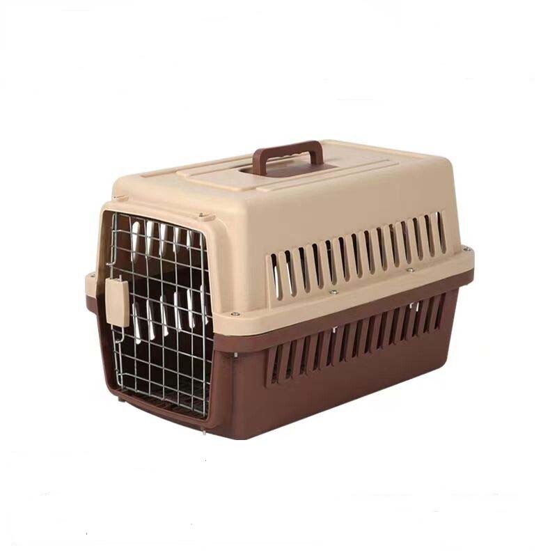 Portable Hard Sided Cat Little Dog Kennel Air Travel Pet Cage