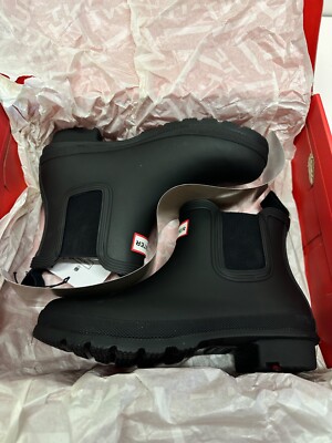 Hunter Chelsea Boot, Size 7 - Black for sale online | eBay