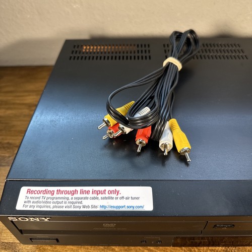 SONY SLV-D281P DVD VHS Combo Player & VCR Recorder w/ Remote Tested - Excellent - Picture 7 of 13