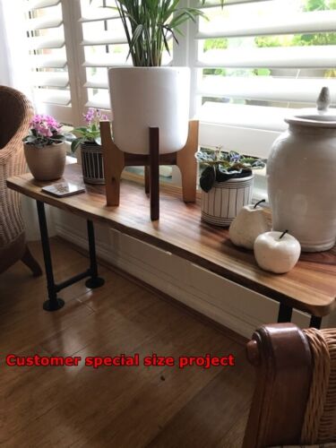 Rustic Industrial Iron Pipe Furniture DIY Bar Hall Table Stand Legs Frame DT051B - Picture 7 of 7