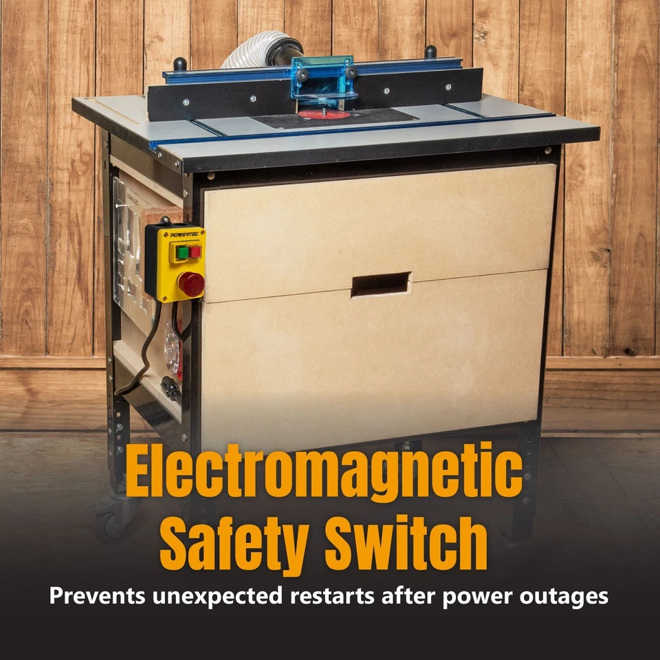 POWERTEC 120V, 18A Magnetic Switch w/ 5.5 Ft Power Cord for Router Table, 1PK - Image 4 of 4
