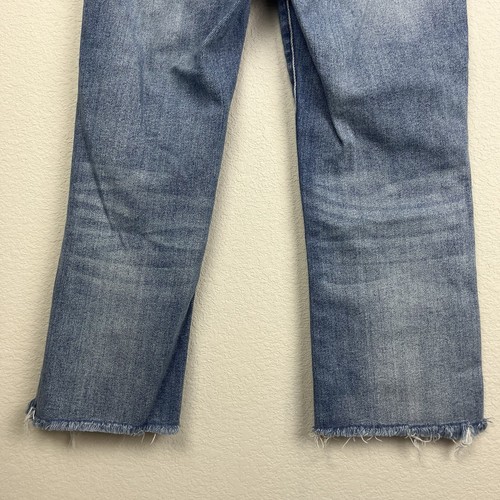 Judy Blue Jeans Womens 3/26 (27W x 21L) Medium Wash Mid Rise Bootcut Raw Hem - Picture 10 of 16