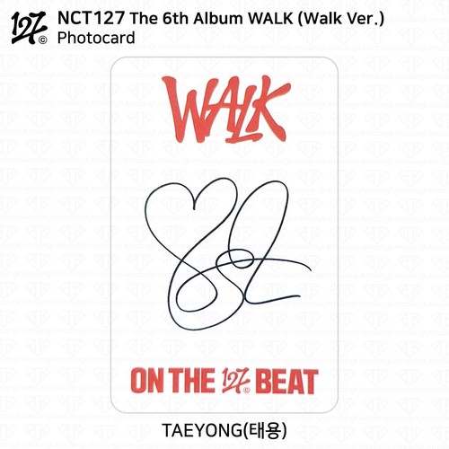 Tarjeta fotográfica oficial NCT127 The 6th Album Walk SMini KPOP Doyoung Jaehyun - Imagen 42 de 110