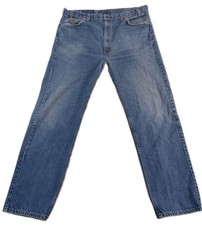 VTG Levis 505 Orange Tab Jeans Mens 40x32 Fits 38x33 Made In USA 1992 Fade