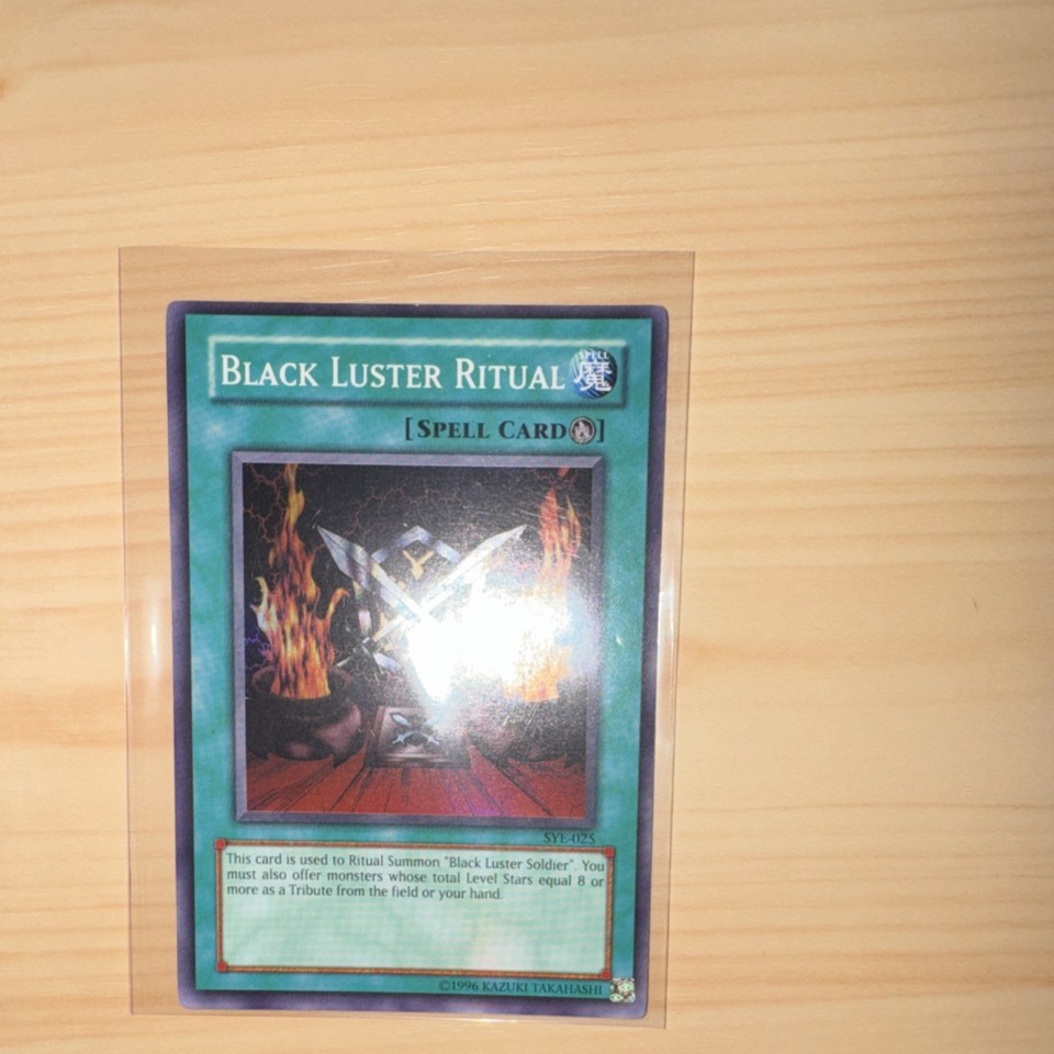 Yu-Gi-Oh! Black Luster Ritual SYE-025 Spell Ritual Card English Konami ...