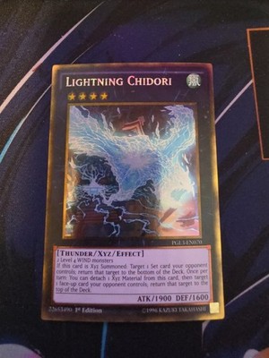 Yu-Gi-Oh! Lightning Chidori Gold Rare 1st Edition PGL3-EN070 NM