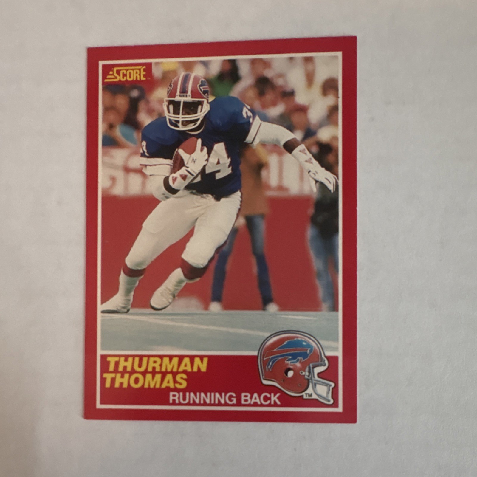 1989 Score - Thurman Thomas #211 (RC)